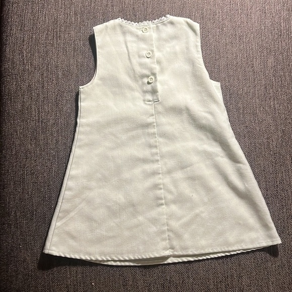 Vintage Floral Green Dress - Picture 2 of 6